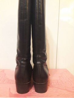 Сапоги кожаные