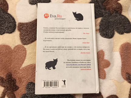 Книга Джемса Боуэна «Уличный кот по имени Боб»