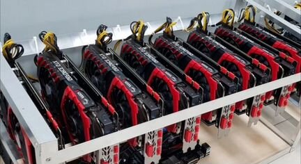 Ферма для майнинга, майнинг ферма 7х 1080Ti MSI Ga