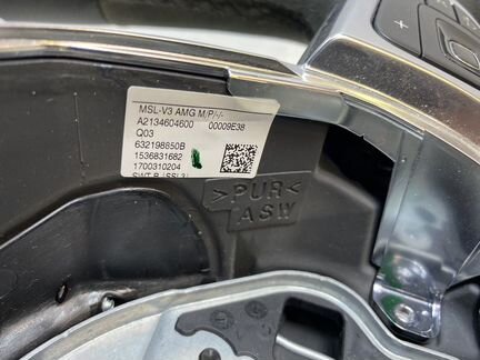 Руль на Mercedes W213 E 213 AMG 63