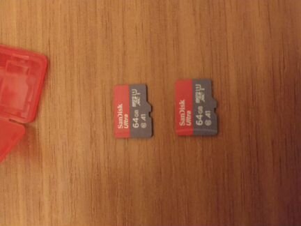 Карта памяти MicroSD SanDisk Ultra 64Gb