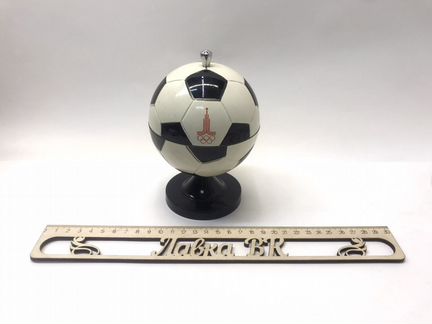 А1138 Сигаретница «Футбольный, олимпийский мяч», о