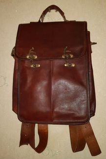 Новая Кожаная Сумка Портфель Планшет Рюкзак Як