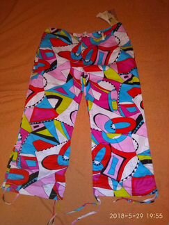 Брюки укороченные летние