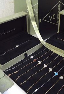 Браслет Van Cleef mini бабочки