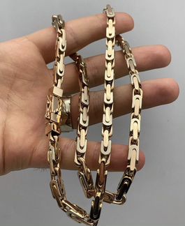 Золотая цепь московский бит квадратный