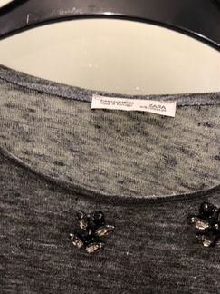 Кофта со стразами Zara