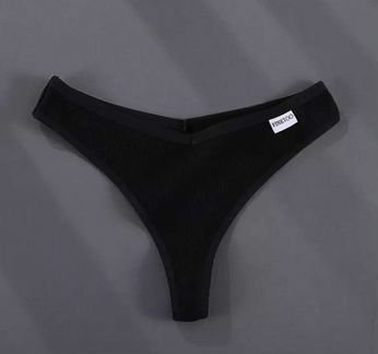 Хлопковые Трусики - стринги V-формы. Новые