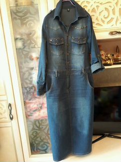 Джинсовое платье