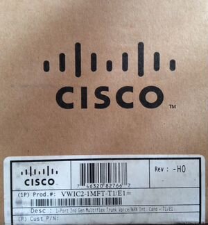 Cisco vwic2-1MTF-T1/E1