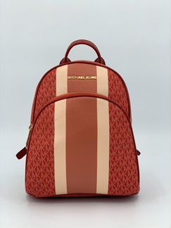 Новый женский рюкзак кожа красный Michael Kors