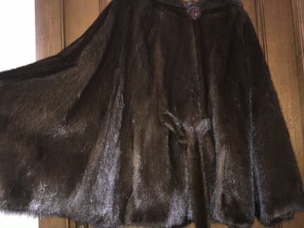 Новая норковая шуба летучая мышь