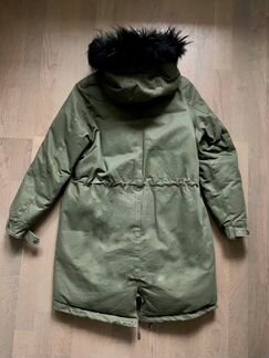 Куртка зимняя парка с натуральным мехом