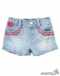 Новые джинсовые шорты Gymboree р-р 2T