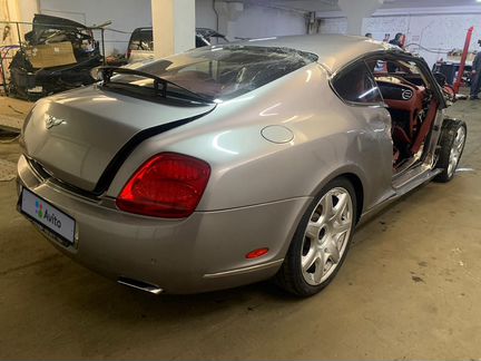 Bentley Continental GT AT, 2004, битый, 100 000 км
