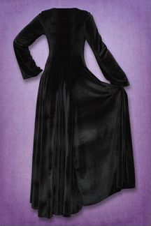 Платье бархатное готическое