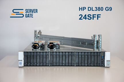 Сервер HP DL380 G9 24SFF 2x E5-2667V3 96 GB