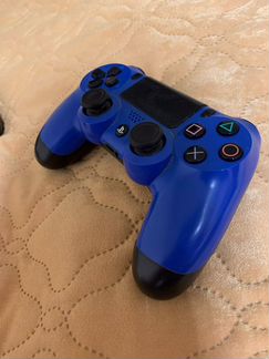 Геймпад беспроводной PlayStation DualShock 4, сини