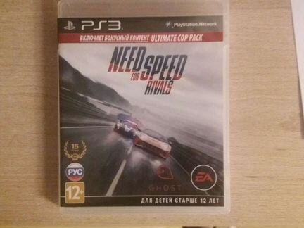 Диск с игрой Need for Speed: Rivals для PS3