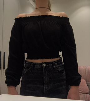 Топ женский, укороченная футболка