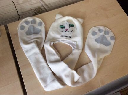 Шапка-шарф, новая