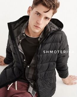 Abercrombie Fitch пуховик стёганый чёрный 126гр