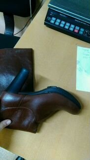 Сапоги натуральная кожа новые