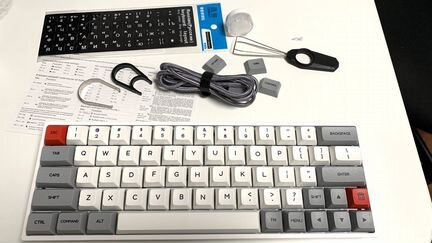 Клавиатура sk64 Gateron Black usb c