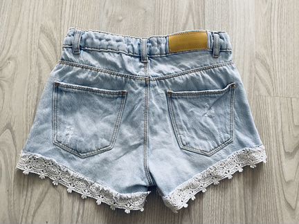 Джинсовые шорты Zara 7-8 лет