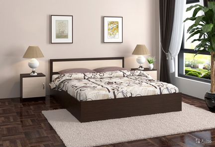 Кровать с матрасом