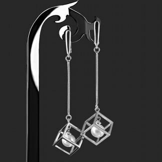 Серьги с жемчугом Майорка