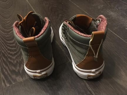 Новые кеды для мальчика кожа Vans