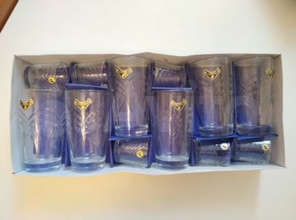 Рюмки и стаканы. Новый набор