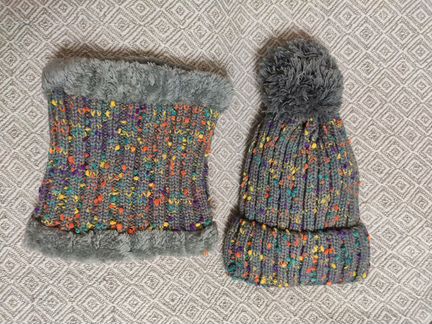 Шапка и шарф, абсолютно новые