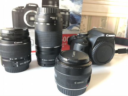 Canon 600D и 3 объектива