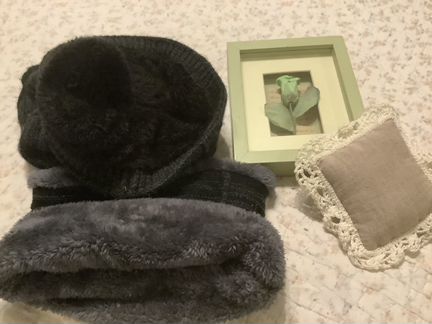 Снуд зима и шапка в комплекте