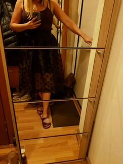 Пышная юбка в горох