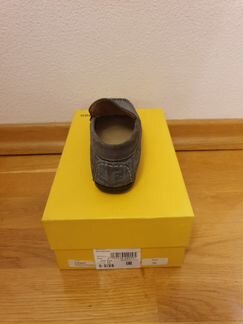 Мокасины fendi, Италия, Натуральная кожа,оригинал