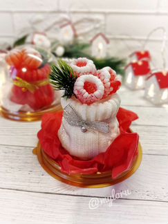 Мешочки из мыла новогодние