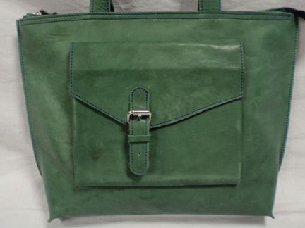 Женская кожаная сумка нашо-тре Россия