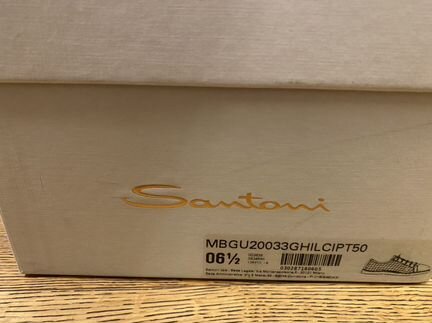 Мужские кеды Santoni 41,5 оригинал