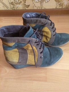 Ботинки замшевые