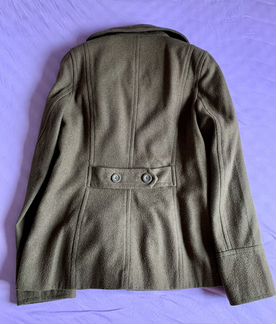 Бушлат пальто зелёное 42-44