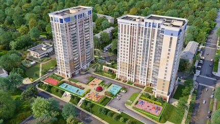 2-к квартира, 62.3 м², 16/19 эт.