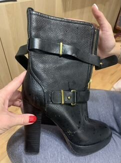 Ботильоны coach родные 39 шикарные