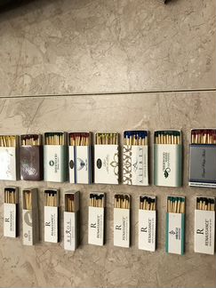 Спичечные коробки из отелей за границей