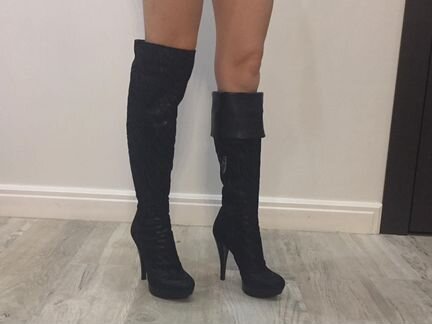 Сапоги ботфорты женские Loriblu зимние р-р 36