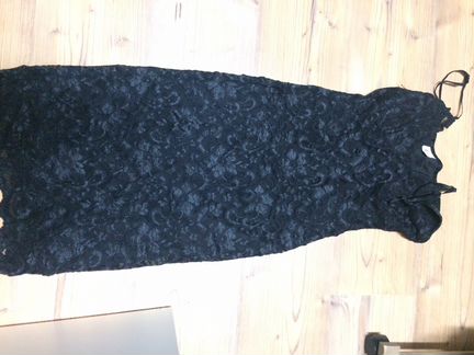 Чёрное Платье из кружева UK