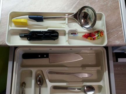 Лоток для столовых приборов 2 яруса