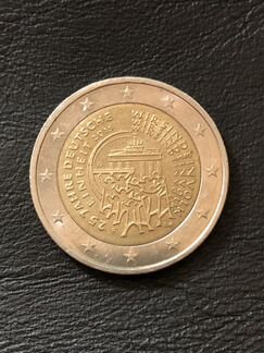 2 евро юбилейные разные